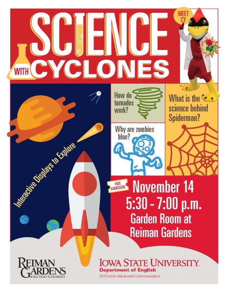 Science with Cyclones promotional poster 